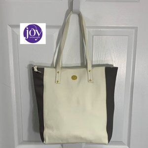 Joy Mangano Colorblock Leather RFID Tote